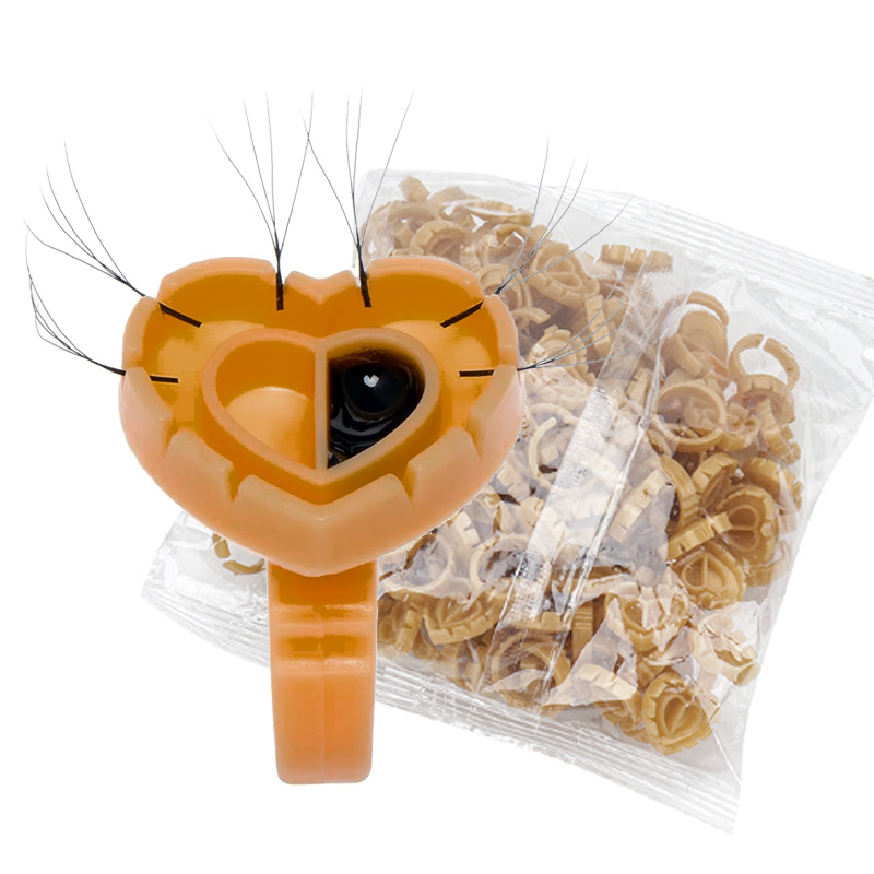 500PCS Glue Rings for Lash Ext - Eyelash Extension Look 评论和价格