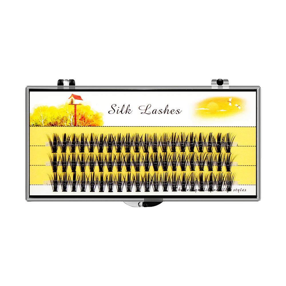 Black 60 Bunches Mink Individu - Eyelash Extension For Asian Eyes 评论和价格