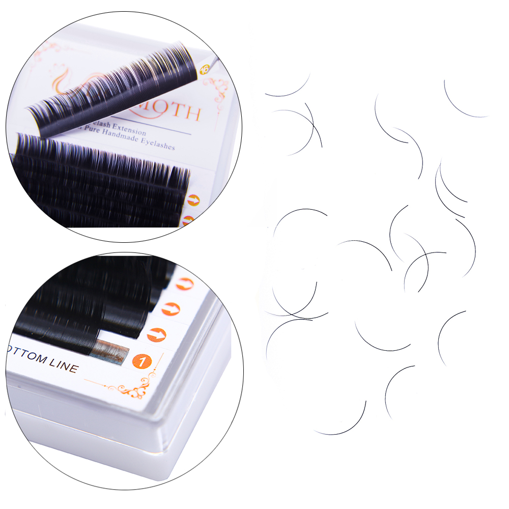 DOSMOTH 10 Boxes 16 Rows 7-16  - Eyelash Extension Human Hair 评论和价格
